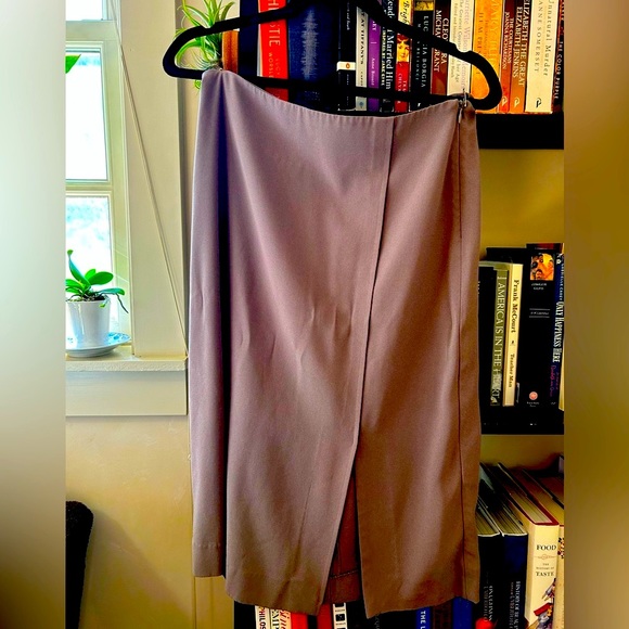 Size 10 Dove Grey The Mullberry Skirt by MM La Fleur - Picture 5 of 8